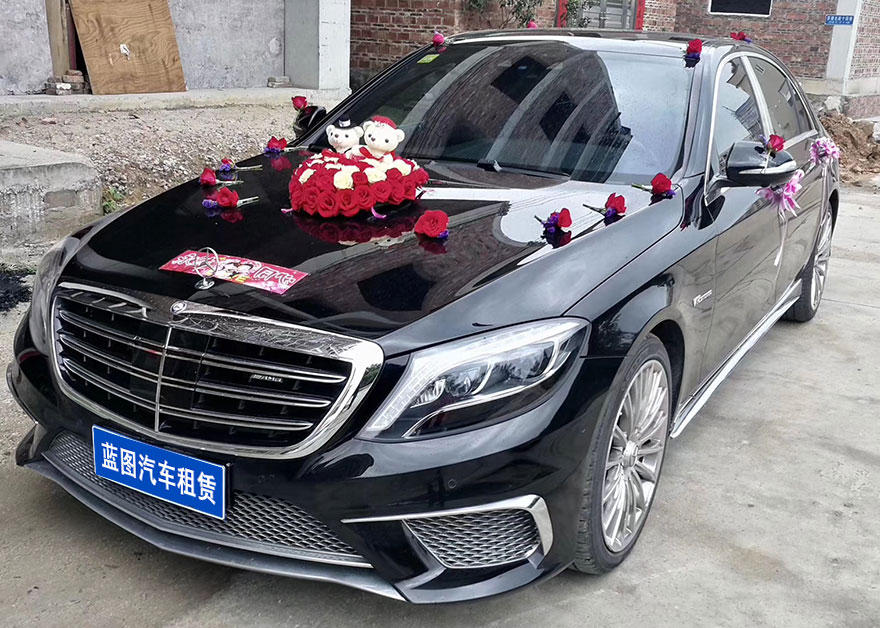 广州结婚租赁出租奔驰S500LS450L婚庆租车_广州租车包车用车 首选广州蓝图租车公司