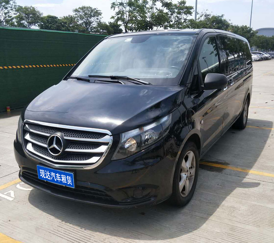 广州市租赁7座奔驰威霆豪华商务包车出租,租一辆9座商务车一天多少钱_广州租车包车用车 首选广州现达租车公司