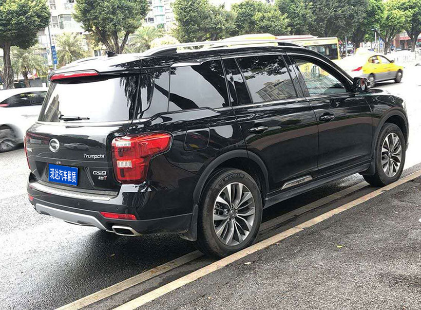 广州长期出租自驾SUV传祺GS8越野车_广州租车包车用车 首选广州现达租车公司